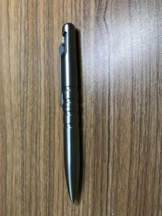 Machine Era Makerset Field Pen Bolt Action Stainless Steel Pen Pre Owned