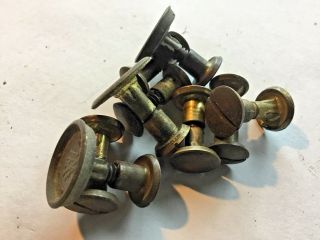 Atkins E.  C.  Warranted Superior saw medallions & screws,  brass,  vintage_AT - 1 3