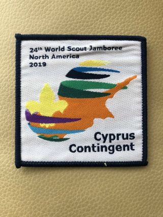 24th World Scout Jamboree,  Usa 2019,  Cyprus Contingent Patch