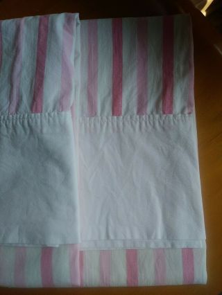 Pillowcases Vintage Grant Maid Pink Stripe Standard 100 Cotton Pair GrantMaid 2