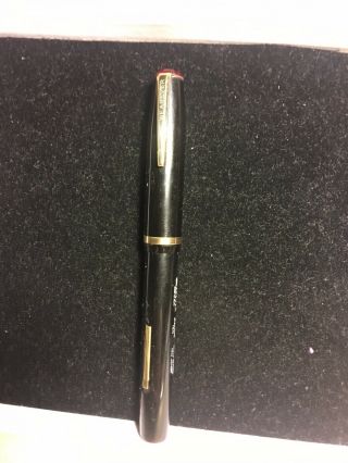 Wearever Deluxe 100 Black Vintage Fountain Pen.  Mint/ Nos Perfect