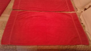 Vtg 70 ' s Fieldcrest ROYAL VEVET Pink Set of 4 Bath 100 Cotton Towels (47 