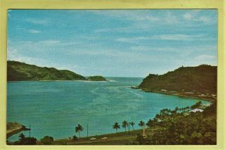 Postcard Pago Pago Harbor Honolulu Vintage 6109