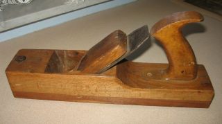 Sandusky Tool Co Antique Carpentry 12 " Wood Planer Cast Steel Metal Solid