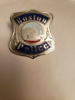 Boston Massachusetts Police Hat Badge