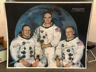 Official Nasa Apollo 11 " Signed " Photo Reprint - Ships