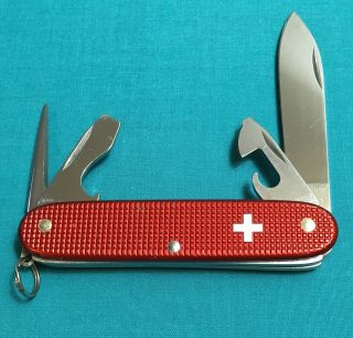 Victorinox Swiss Army Pocket Knife - Red Alox Pioneer - Multi Tool