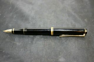 Namiki Falcoln Black & Gold Fountain Pen 14k Gold Look