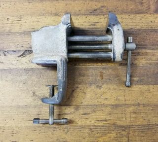 Vintage Bench Vise Anvil Jewelers Woodworking Machinist Blacksmith Tools • ☆usa