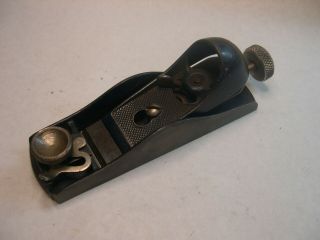 Vintage Stanley No.  60 - 1/2 Low Angle Block Plane W/ Adjustable Throat Made In Usa