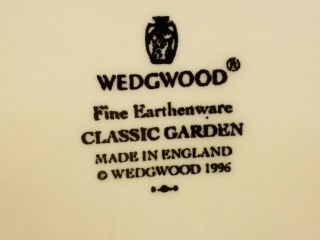 Wedgwood Large Fine Earthenware CLASSIC GARDEN Vase 12 1/2 