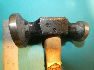 BARNSLEY NO 2 COBBLERS DOUBLE PEIN HAMMER LEATHER SADDLERY TOOLS VINTAGE NOS 4