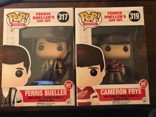 Funko Pop Ferris Bueller’s Day Off - Cameron Frye And Ferris Bueller 317 And 319