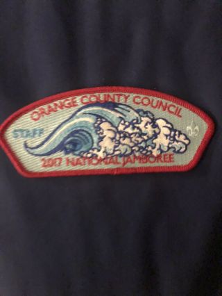 2017 National Jamboree Orange County Council Patch Set,  Surf Pin,  Staff Patch 4