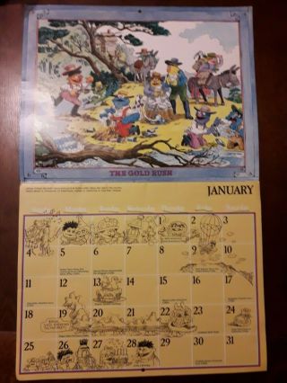 Sesame Street 1976 Bicentennial Calendar 2