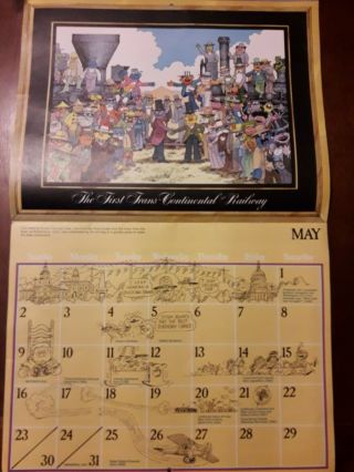 Sesame Street 1976 Bicentennial Calendar 5