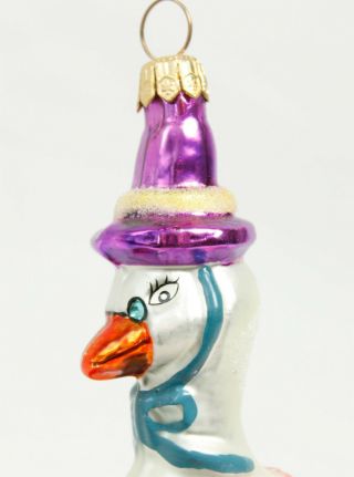 Mother Goose Glass Christopher Radko Christmas Ornament 2