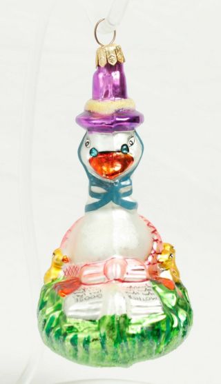 Mother Goose Glass Christopher Radko Christmas Ornament 4