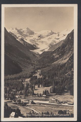 Switzerland Postcard - Ober - Engadin Rosegtal Bei Pontresina T245