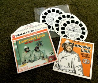 Lancelot Link Secret Chimp 1970 Gaf B504 View - Master 3 Reels Booklet Packet