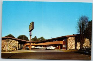 Oregon Or Eugene The Timbers Motel 1015 Pearl St Old Vintage Postcard B4