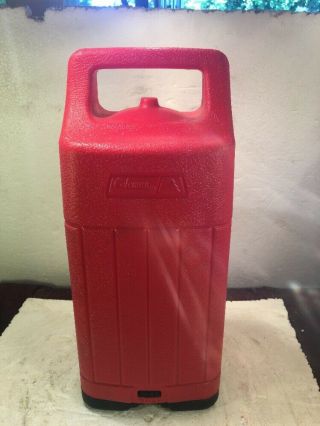 Vintage Coleman Red Lantern Storage Carry Case 200a,  242