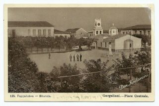 Greece Messinia Messenia Gargalianoi View Of The Central Square Old Postcard