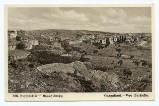Greece Messinia Messenia Gargalianoi Partial View Old Postcard