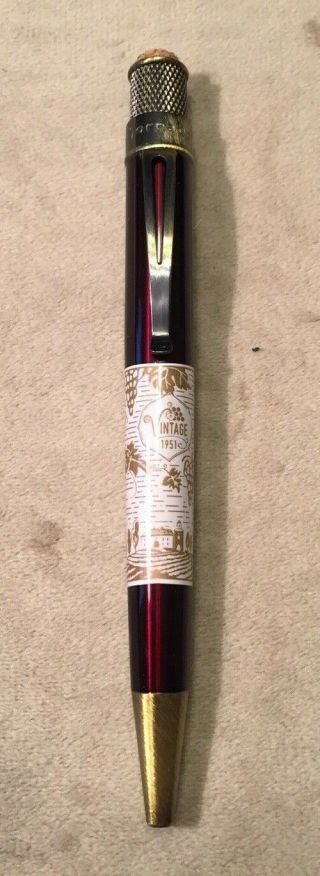 Retro 51 Tornado - Speakeasy Red Wine Vrr - 1323 With Tube And Paperwork