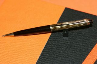 Pelikan 450 Germany Old Rare Vintage Black/brown Striped 1,  2mm Mechanical Pencil