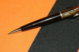 Pelikan 450 Germany Old Rare Vintage Black/Brown Striped 1,  2mm Mechanical Pencil 4