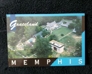 Vintage Postcard Elvis Presley Graceland Memphis Tn