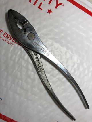Vintage Diamond Tool And Horseshoe Co Diamalloy 8 " Slip Joint Pliers H18