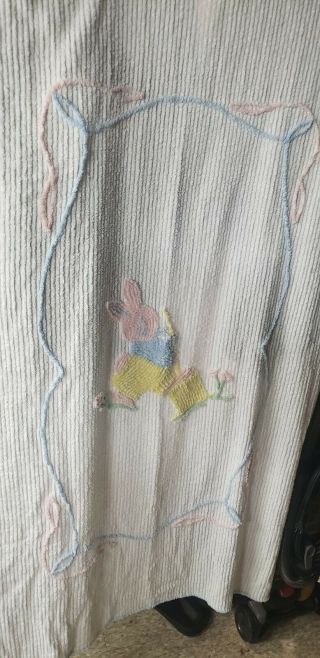 Vintage Chenille Baby Blanket 4