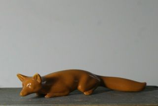 Antique Early 20thc Royal Doulton Charles Noke Stalking Fox Figurine