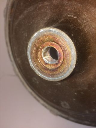 Antique Cast Aluminum Floor Lamp Base Parts repair 3