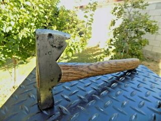 Vintage D R Barton 1832 Cast Steel,  Small Roofing Hatchet,  Rochester N.  Y. 4