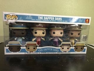 Funko Pop The Dapper Dans 4 Pack (d23 Expo Exclusive)