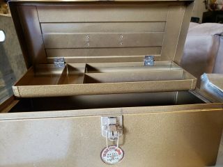Vintage Waterloo Brown Metal Boxes Chest