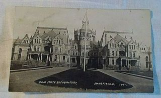 Mansfield Oh Real Photo Postcard 1908 Ohio State Reformatory Prison