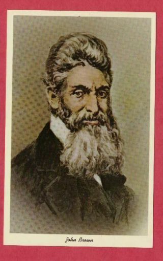 John Brown Postcard Abolitionist Raid Federal Arsenal Harpers Ferry Wv Virginia