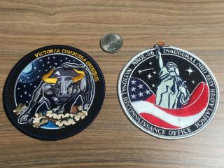 Rare Nrol - 25 Nrol - 26 Patch Nro National Reconnaissance Office