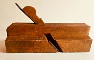 Antique Wood Plane Set of 2 Molding D.  R.  BARTON Rochester NY 1832 Carpenter 7