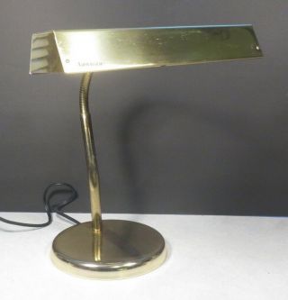 Vintage Mid Century Modern Tensor Gooseneck Desk Lamp Brass Piano Sl 5700