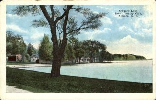 Owasco Lake From Country Club Auburn Ny York 1920s