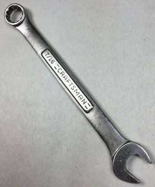 Vintage Craftsman Tools 44694 - 7/16 " Combination Wrench 12 Point - Va - Series