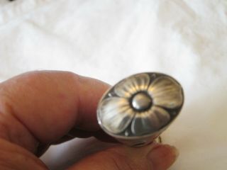 Art Nouveau French Silver Hallmarked Wax Seal 8