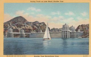 Lam (y) Lake Mead,  Nv - Boulder (hoover) Dam Recreational Area - Yacht On Lake