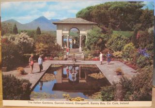 Postcard Italian Garden Garnish Island Garinish Glengarriff Cork Ireland Cardall
