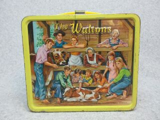 1973 The Waltons Tv Western Country Lunchbox 8.  5